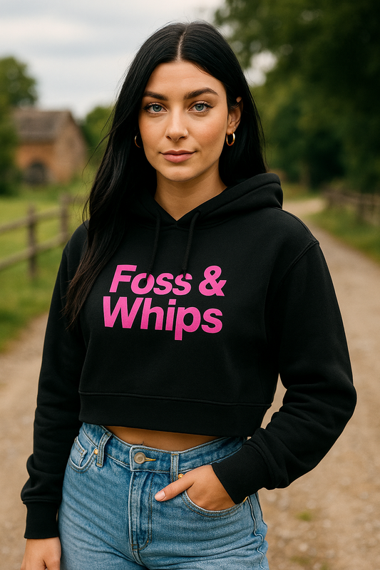 Foss & Whips Crop Hoodie